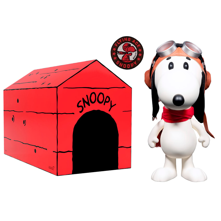 Snoopy Flying Ace Supersize Vinyl Collectible by Super 7