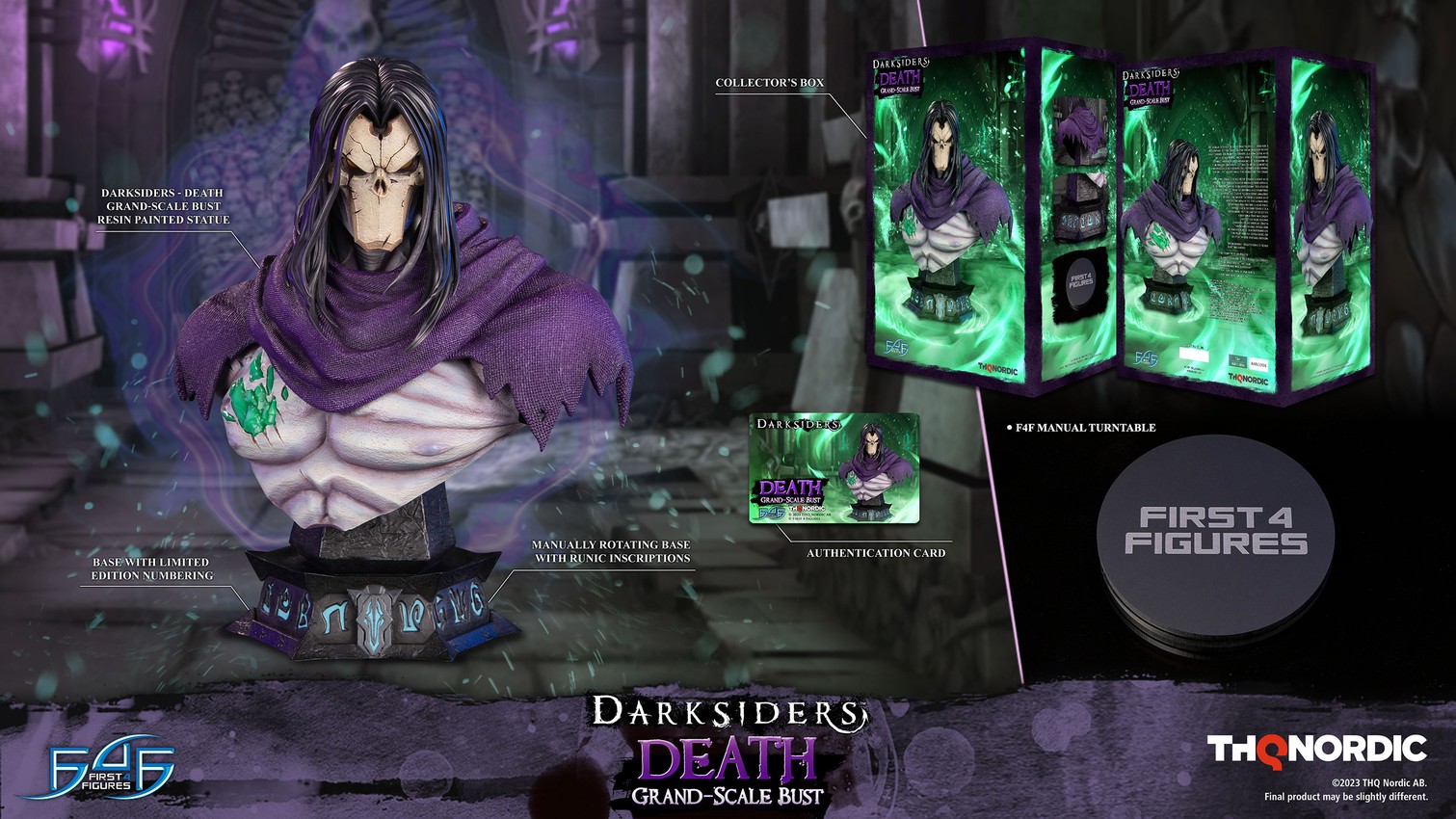 Darksiders Death Grand-Scale Bust - Prototype Shown View 6
