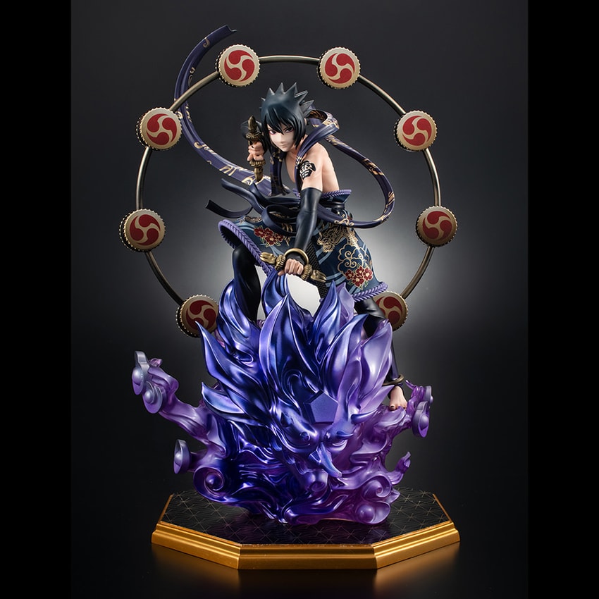 Naruto Sasuke Uchiha - Thunder God Statues - Prototype Shown View 6
