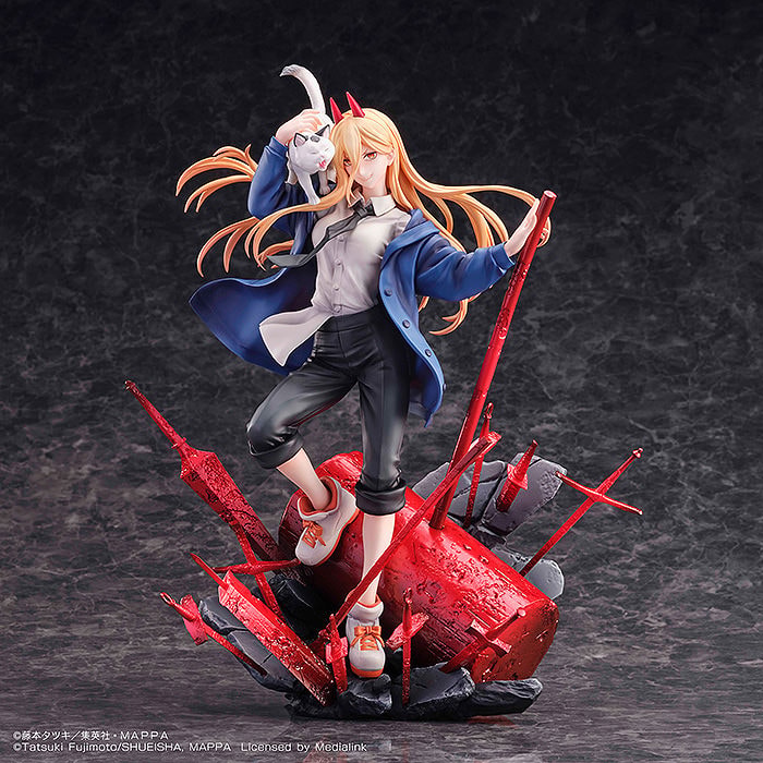 Chainsaw Man Power & Meowy Collectible Figure - Prototype Shown View 6