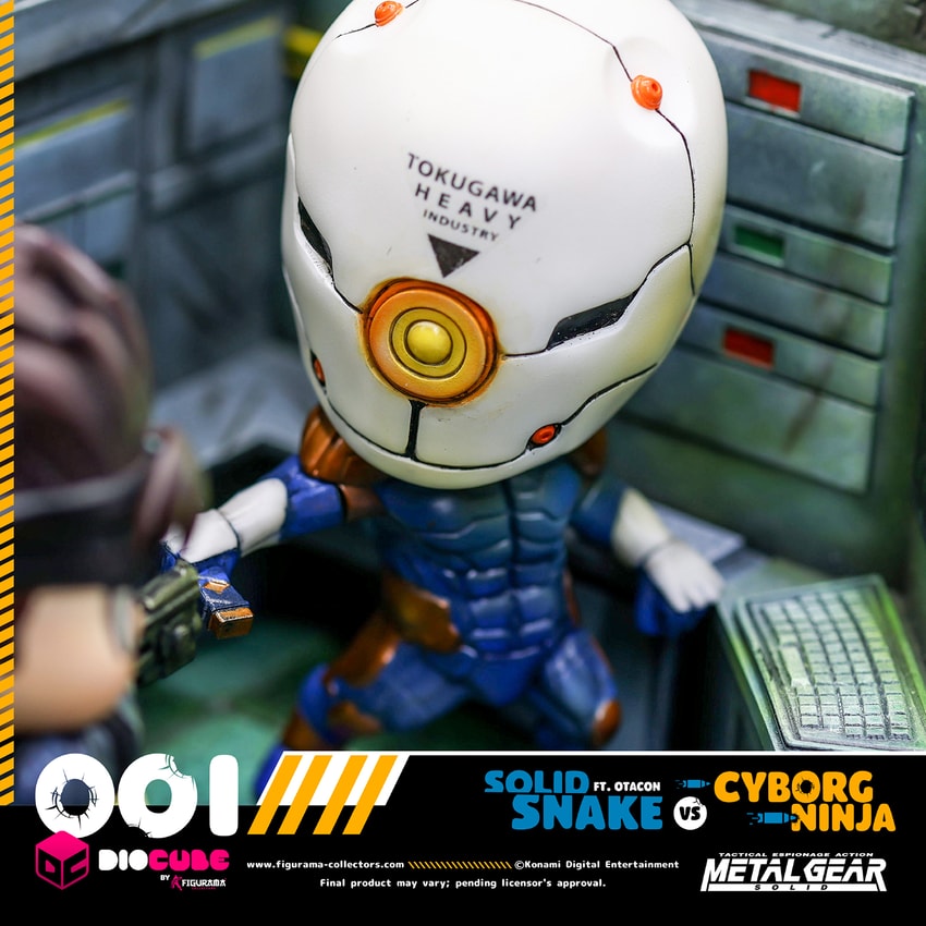 Metal Gear Solid: Solid Snake Vs. Cyborg Ninja DioCube Diorama by