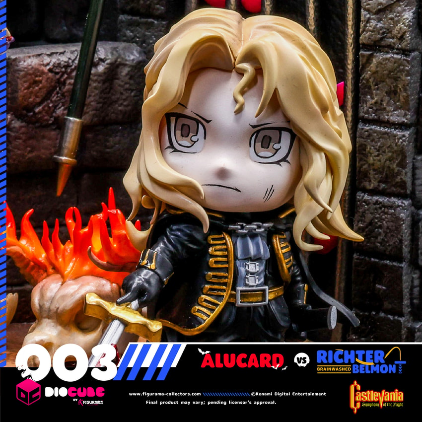 Castlevania Castlevania: Alucard Vs. Richter Belmont DioCube Diorama - Prototype Shown View 3