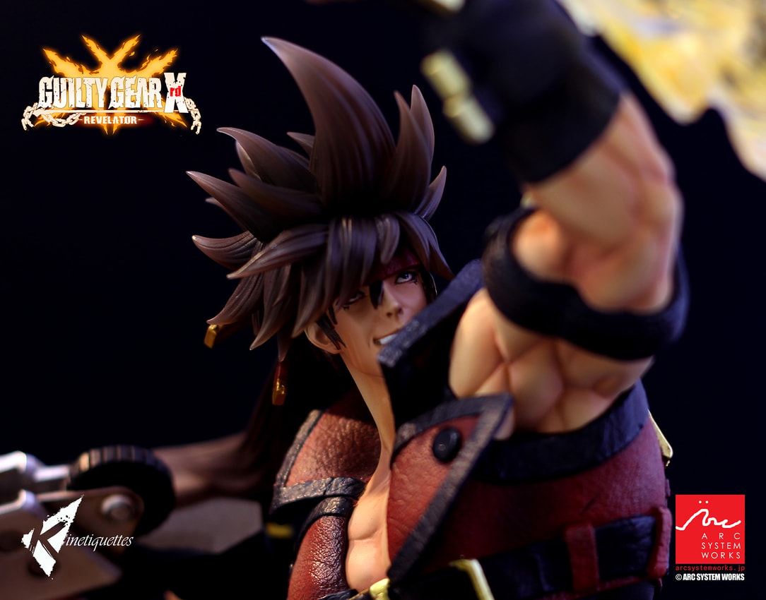 Guilty Gear Sol Badguy - The Bounty Hunter Diorama - Prototype Shown View 3
