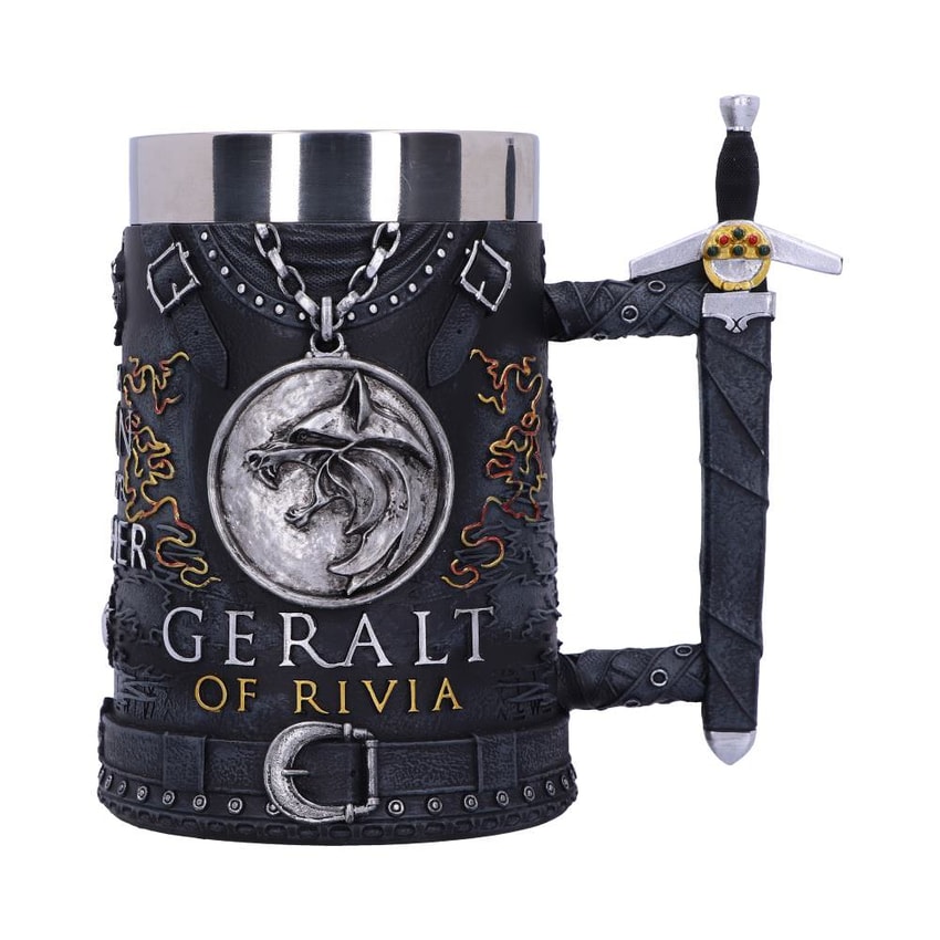 The Witcher Geralt of Rivia Tankard Collectible Drinkware by