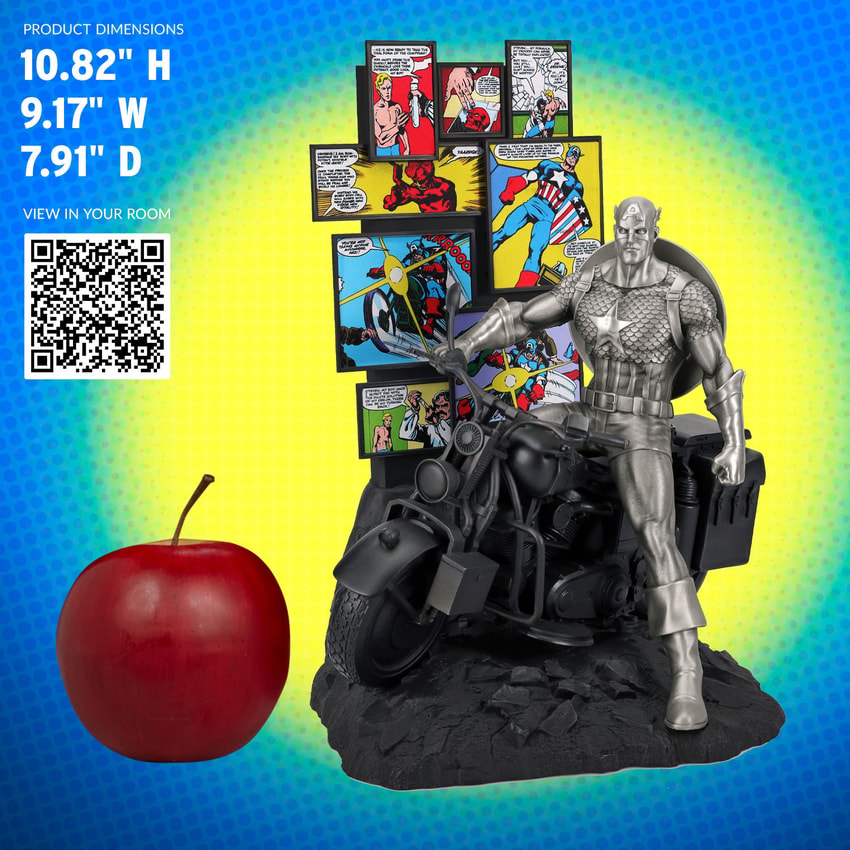 Captain America Origins Pewter Collectible by Royal Selangor