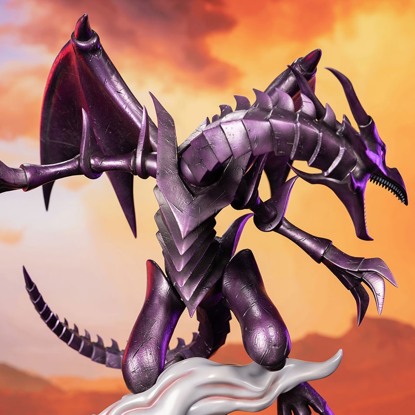 Yu-Gi-Oh! Red Eyes B. Dragon (Purple Edition) Statues - Prototype Shown View 4