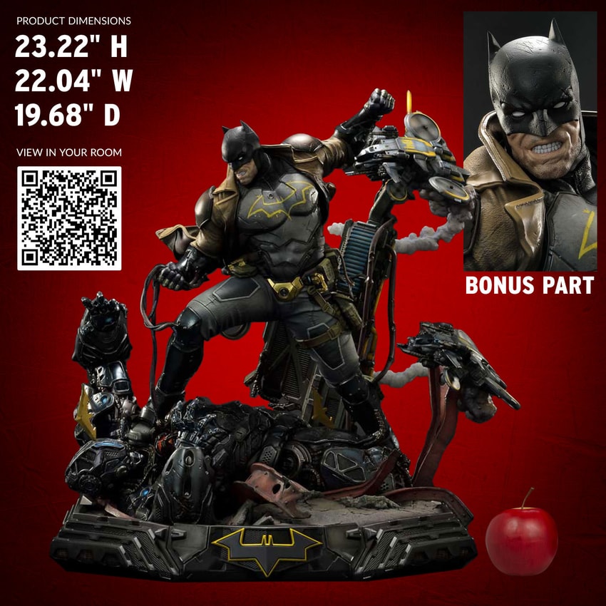 DC Comics Batman Dark Detective Tactical Coat (Deluxe Bonus Version) Quarter Scale Statue - Prototype Shown View 2