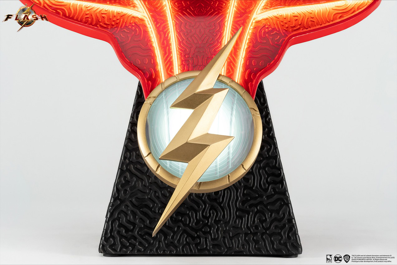 DC Comics The Flash Cowl Prop Replica - Prototype Shown View 5