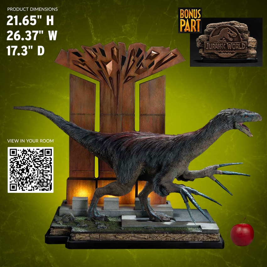 Jurassic World Dominion Therizinosaurus Final Battle (Bonus Version) Statues - Prototype Shown View 2