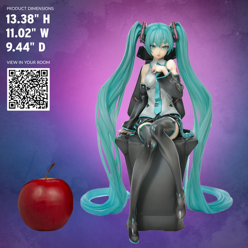 ゲームキャラクター  MIKU 1/4 Vocaloid Character Vocal Series 01: Hatsune Miku (0x27