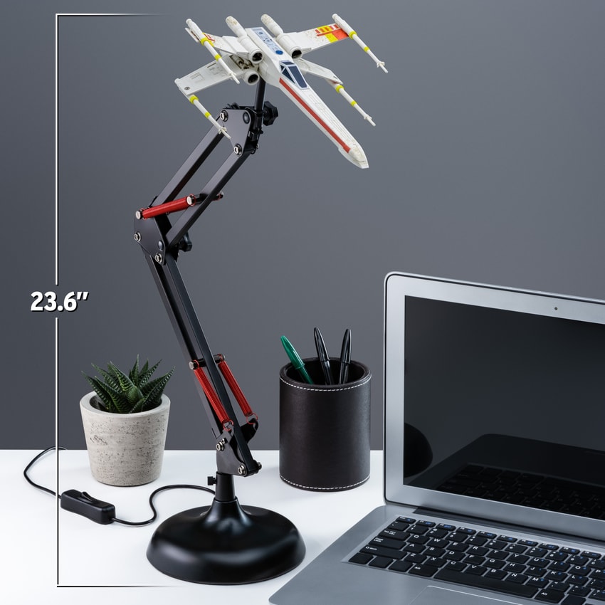 Tie fighter posable desk deals lamp