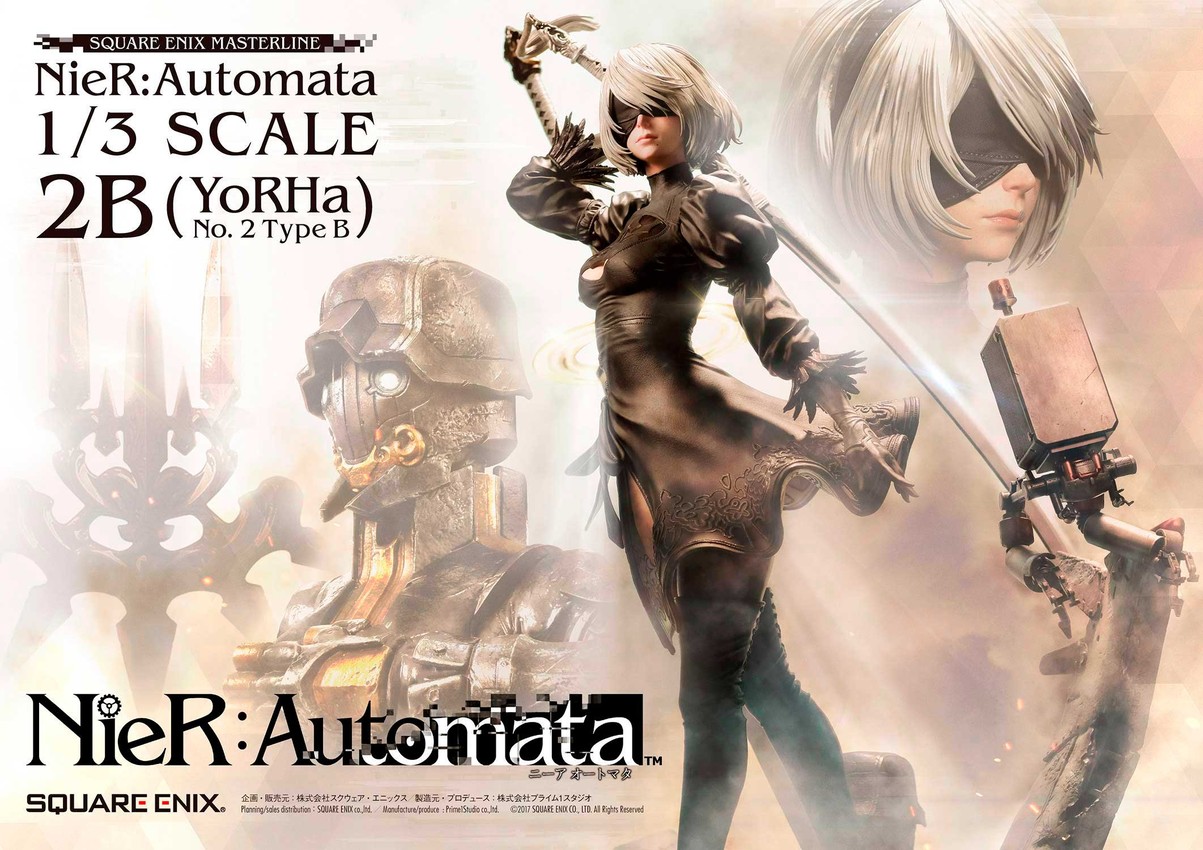 NieR: Automata 2B - YoRHa No. 2 Type B 1:3 Scale Statue  Collector Edition - Prototype Shown View 6