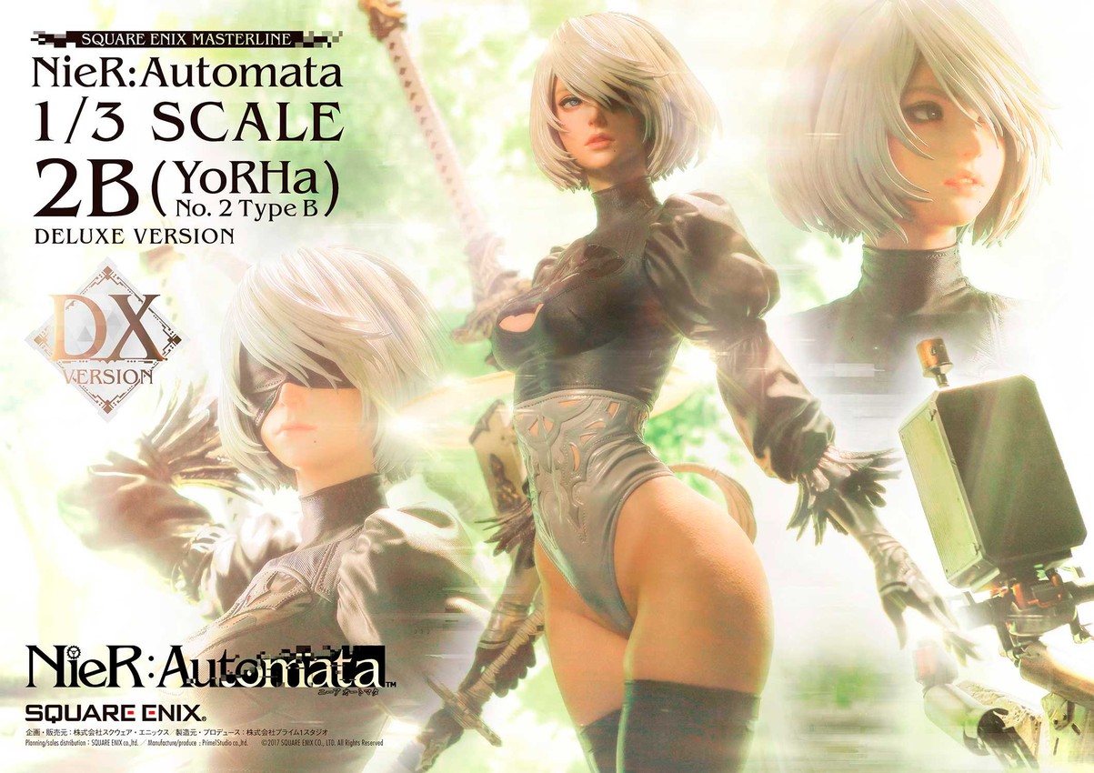 NieR: Automata 2B - YoRHa No. 2 Type B (Deluxe Ver.) 1:3 Scale Statue - Prototype Shown View 6