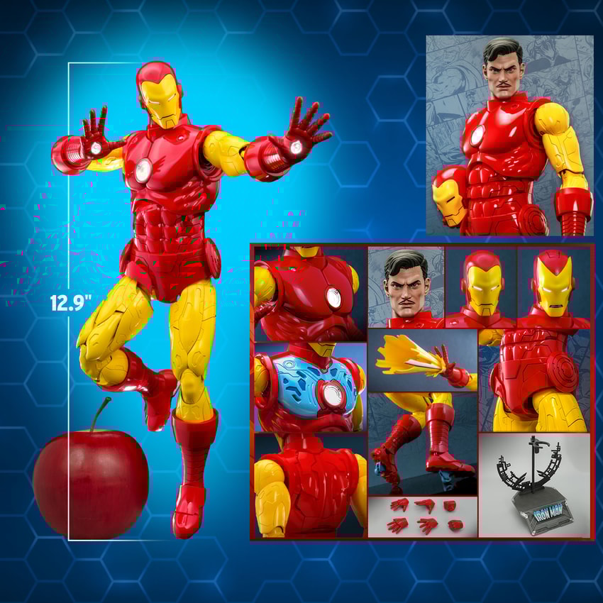 Classic Iron Man Sixth Scale Figure by Hot Toys Sideshow