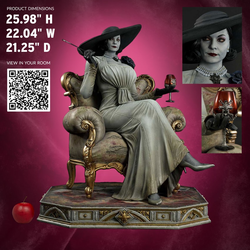 Alcina Dimitrescu Quarter Scale Statue by Prime 1 Studio