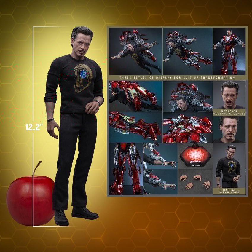 Tony stark shop hot toys