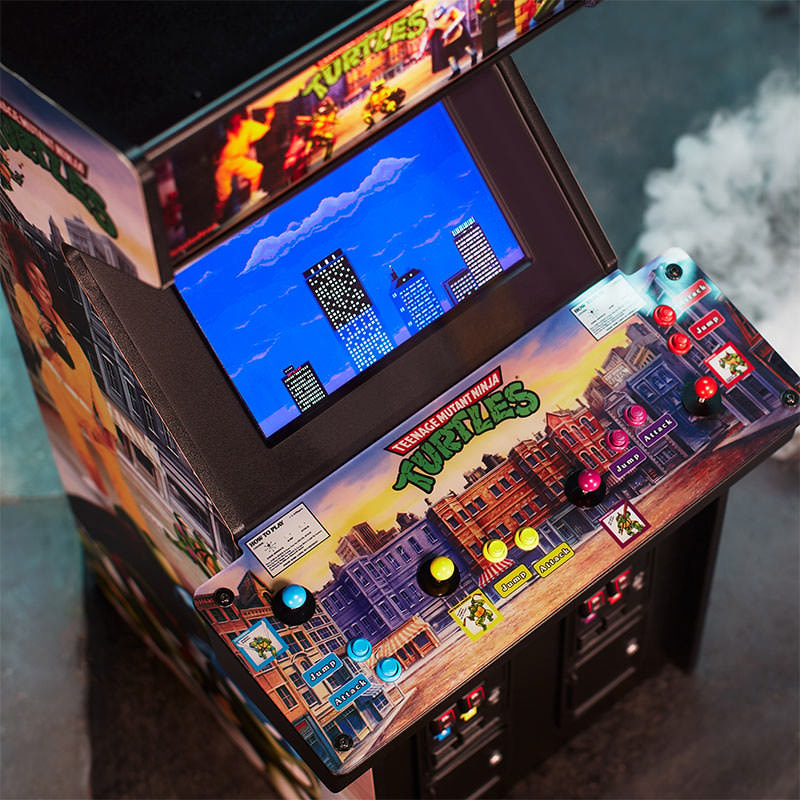 Teenage Mutant Ninja Turtles Quarter Arcades- Prototype Shown View 3