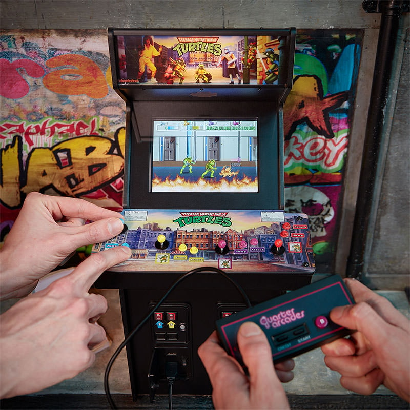 Teenage Mutant Ninja Turtles Quarter Arcades- Prototype Shown View 4