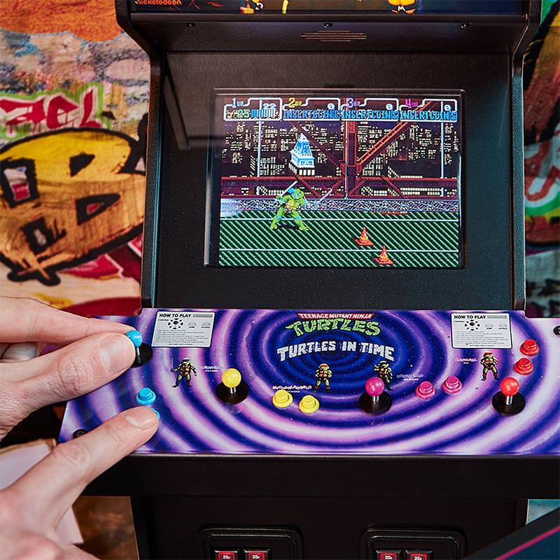 Teenage Mutant Ninja Turtles: Turtles In Time Quarter Arcades- Prototype Shown View 3