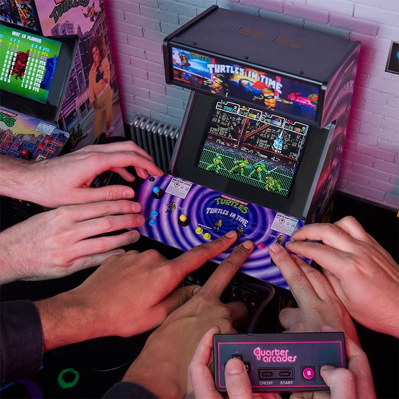 Teenage Mutant Ninja Turtles: Turtles In Time Quarter Arcades- Prototype Shown View 5