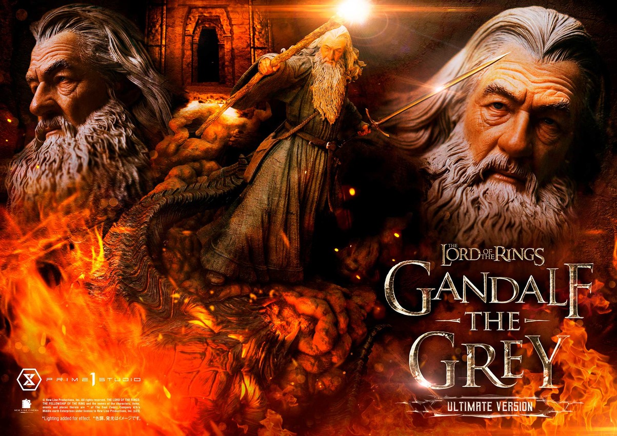 The Lord of the Rings Gandalf the Grey (Ultimate Version) Quarter Scale Statue - Prototype Shown View 1