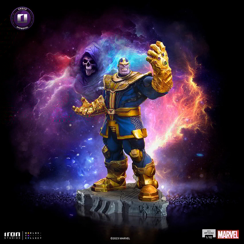 Action figure thanos iron store studios