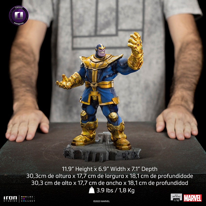 Thanos 1 10 Scale Statue by Iron Studios Sideshow Collectibles