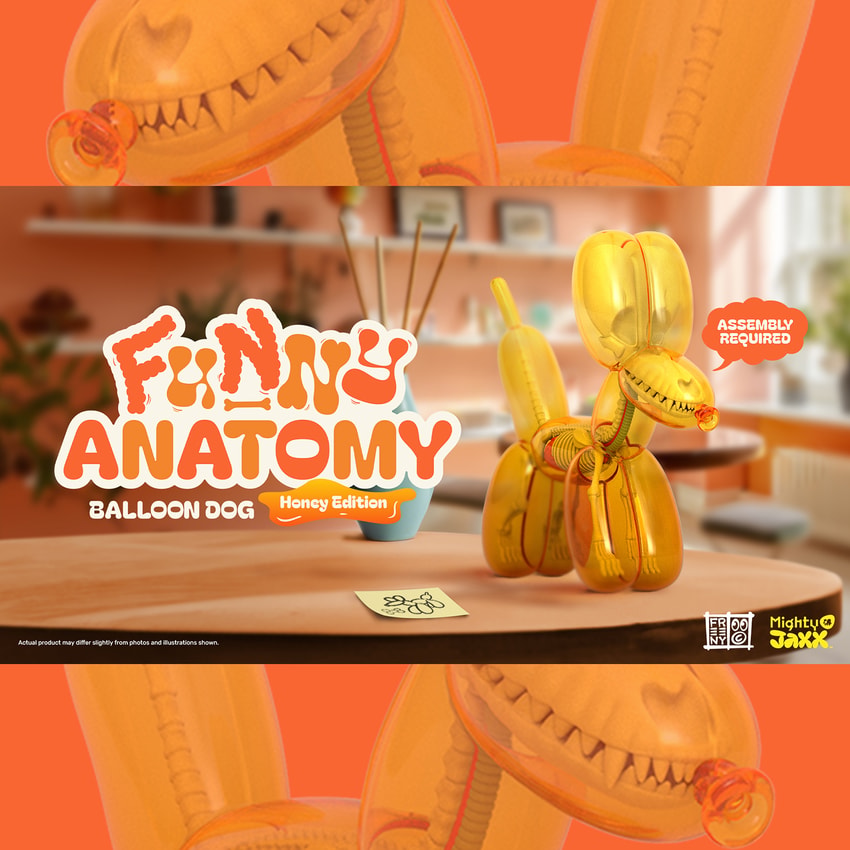 Balloon Dog Anatomy (Honey Edition) Collectible Figure | Sideshow