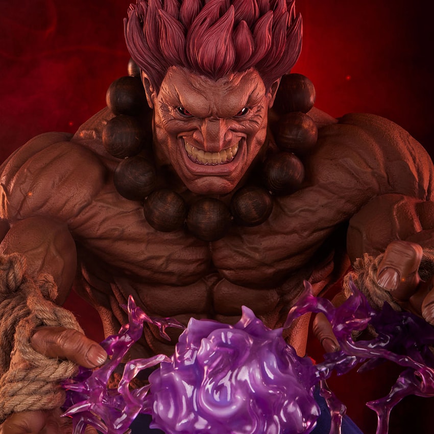 Street Fighter Akuma Statues - Prototype Shown View 5
