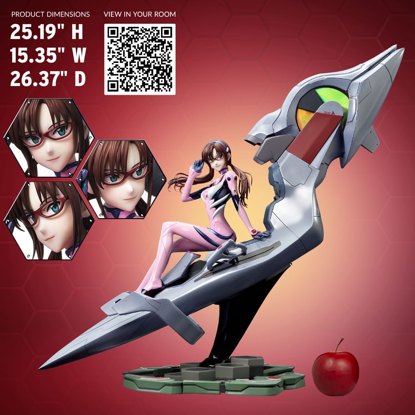 Evangelion Mari Makinami Illustrious Entry Plug Interior (Bonus Version) Quarter Scale Statue - Prototype Shown View 2