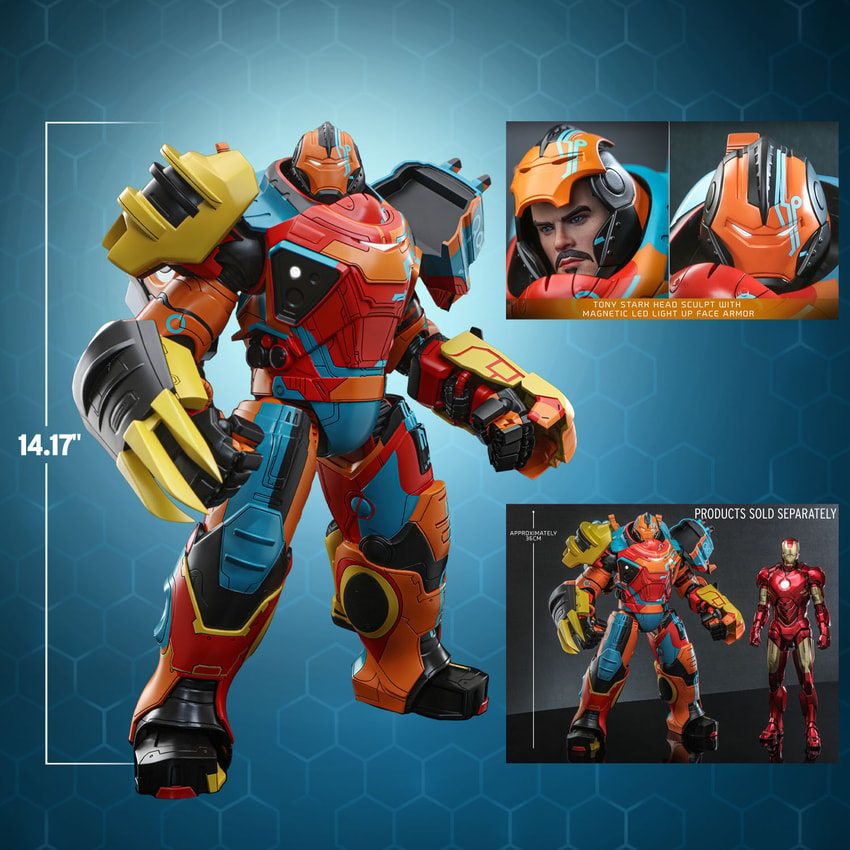 Marvel Sakaarian Iron Man Sixth Scale Figure - Prototype Shown View 2