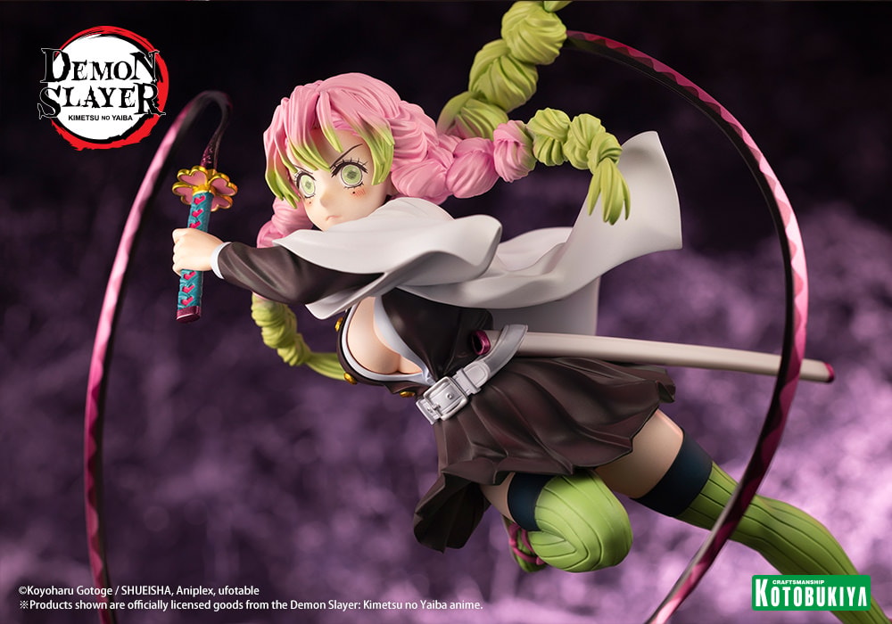 Demon Slayer Mitsuri Kanroji Statues - Prototype Shown View 1