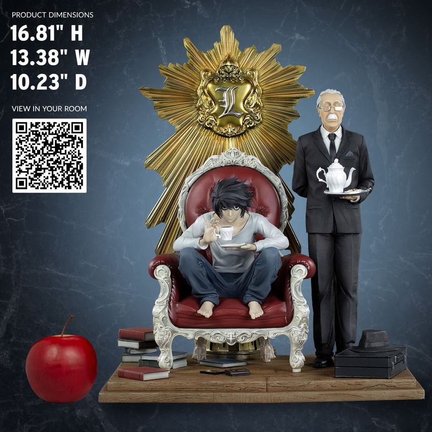Death Note L & Watari Diorama - Prototype Shown View 2