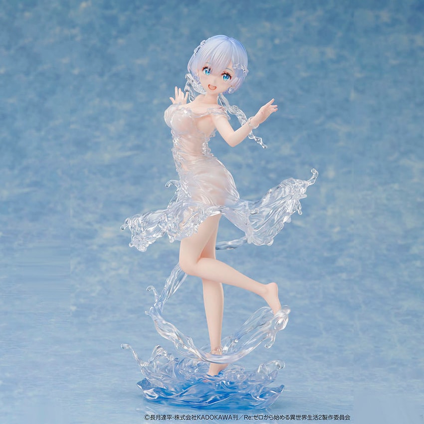 Re:ZERO - Starting Life in Another World Rem (Aqua Dress Version) Collectible Figure - Prototype Shown View 1