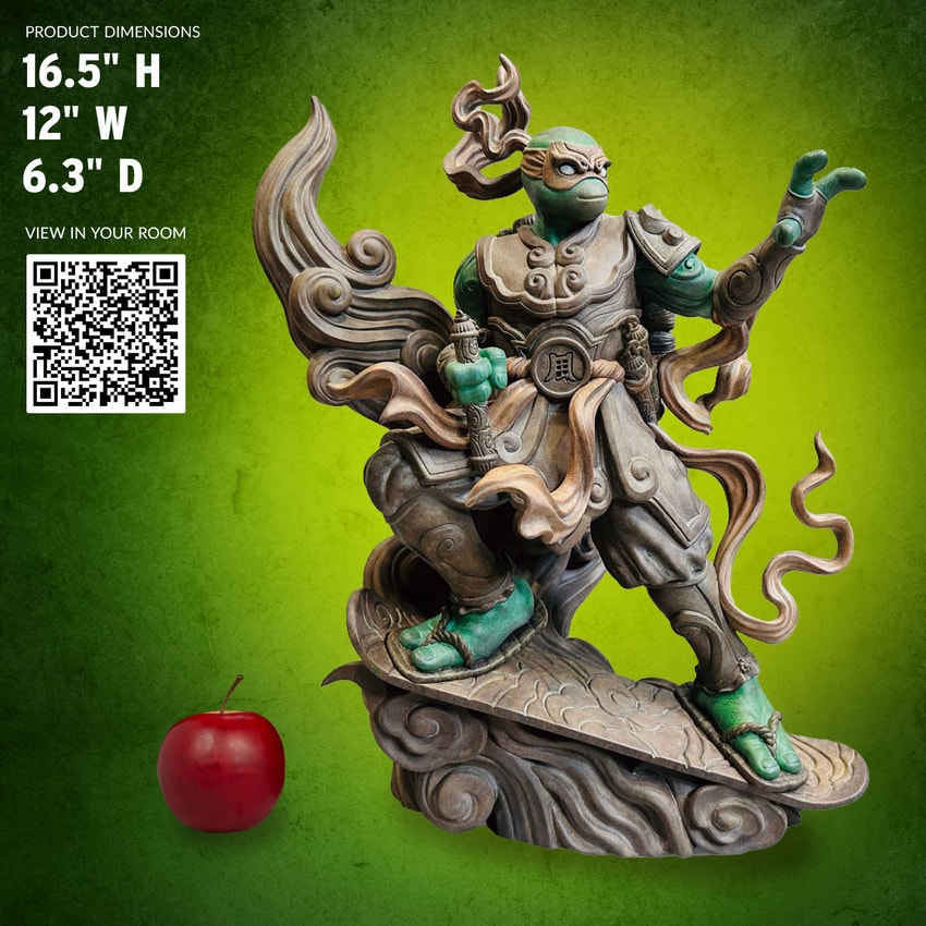 TMNT Mikey Furinkazan Statue by BigBoysToys | Sideshow