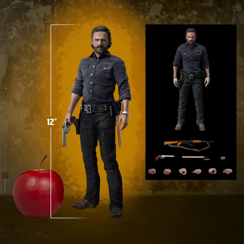 The Walking Dead Rick Grimes (Season 7) Sixth Scale Figure - Prototype Shown View 2