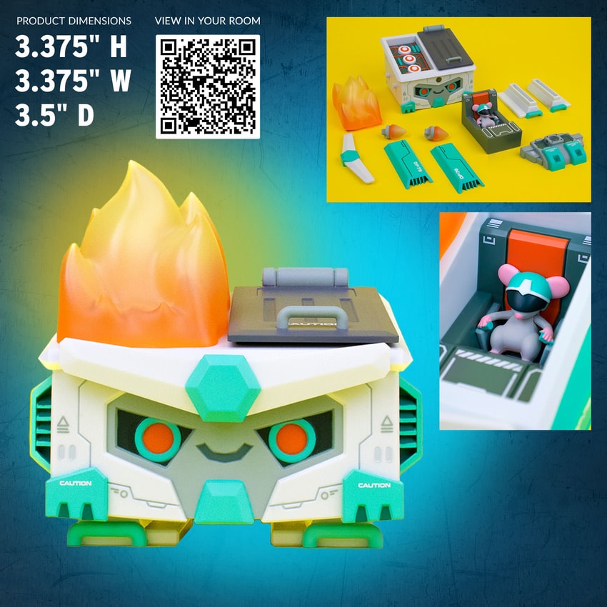 Mecha Dumpster Fire DF-79 Vinyl Toy by 100% Soft | Sideshow