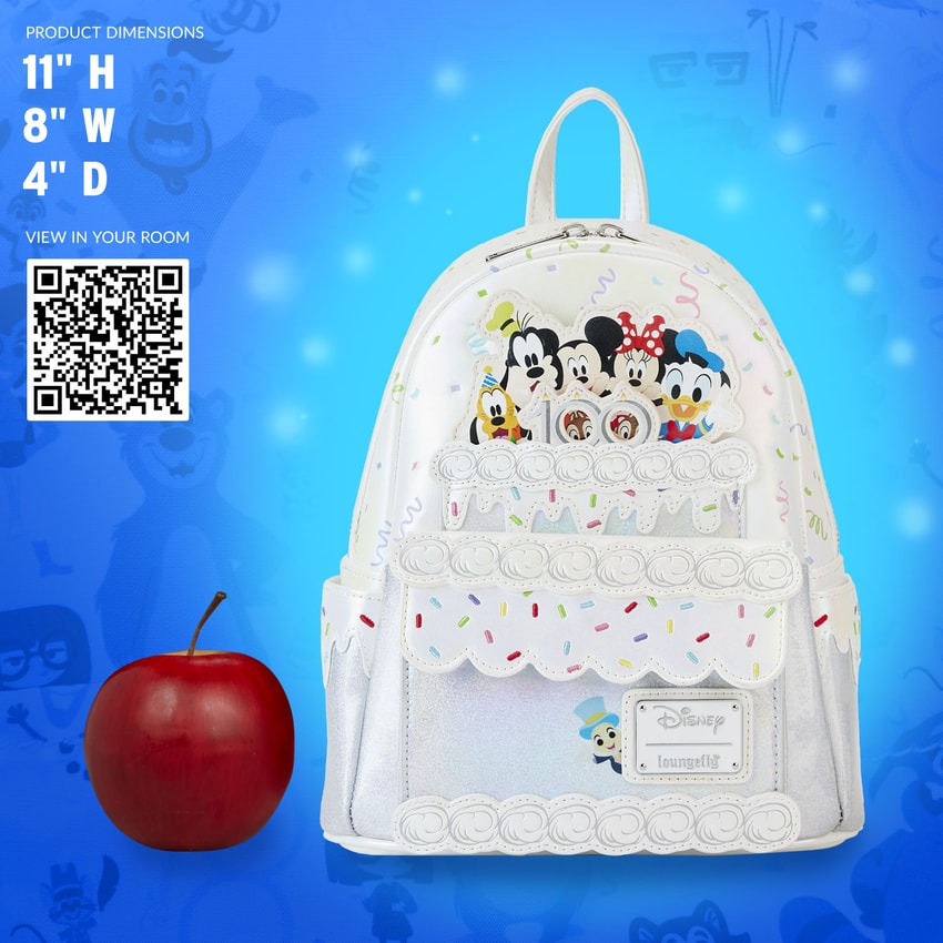 Disney 100 Celebration Cake Mini Backpack by Loungefly Disney 100 Celebration Cake Mini Backpack by Loungefly