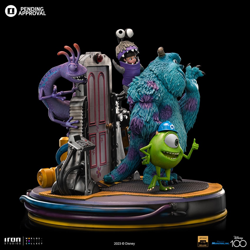 Disney Monster Inc. Deluxe 1:10 Scale Statue - Prototype Shown View 3