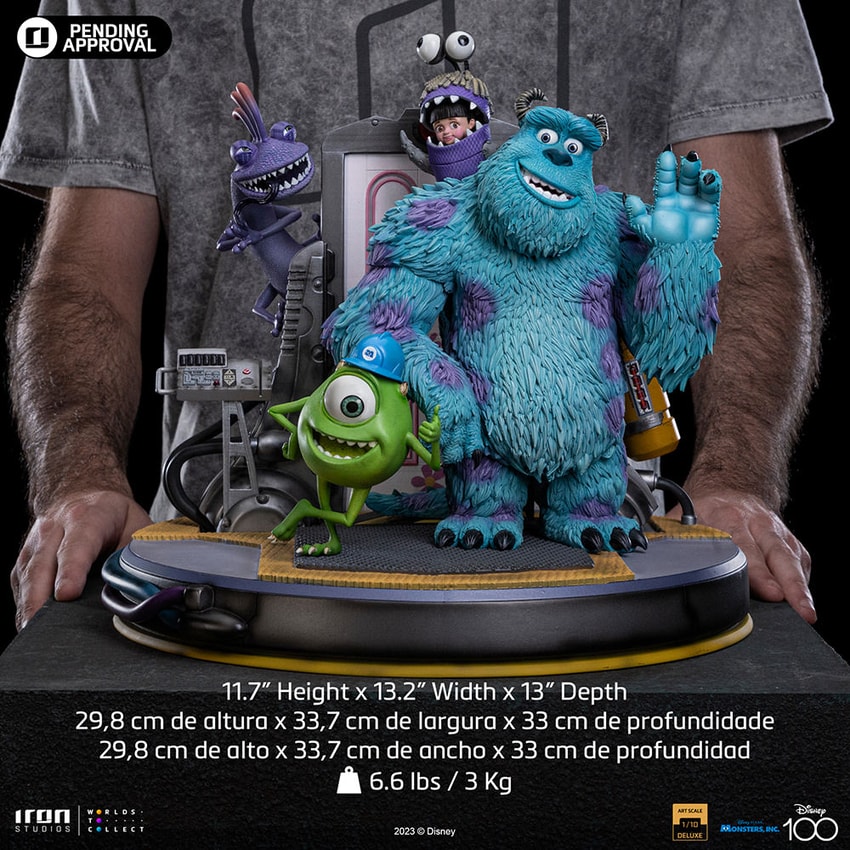 Disney Monster Inc. Deluxe 1:10 Scale Statue - Prototype Shown View 5