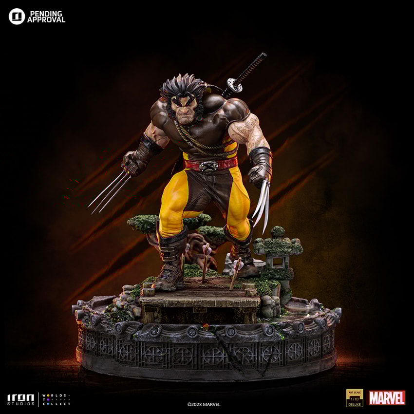 デラックス　アートスケール　1/10 ウルヴァリン　アンリーシュド Wolverine Unleashed Deluxe 1:10 Scale Statue by Iron Studios