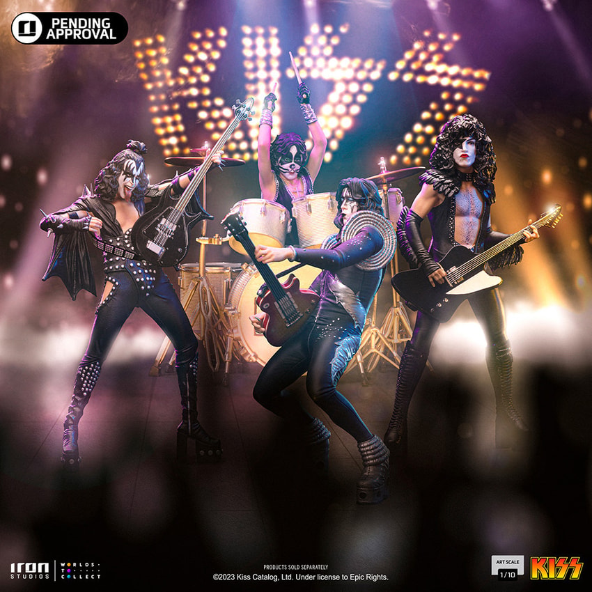 KISS Gene Simmons 1:10 Scale Statue - Prototype Shown View 6