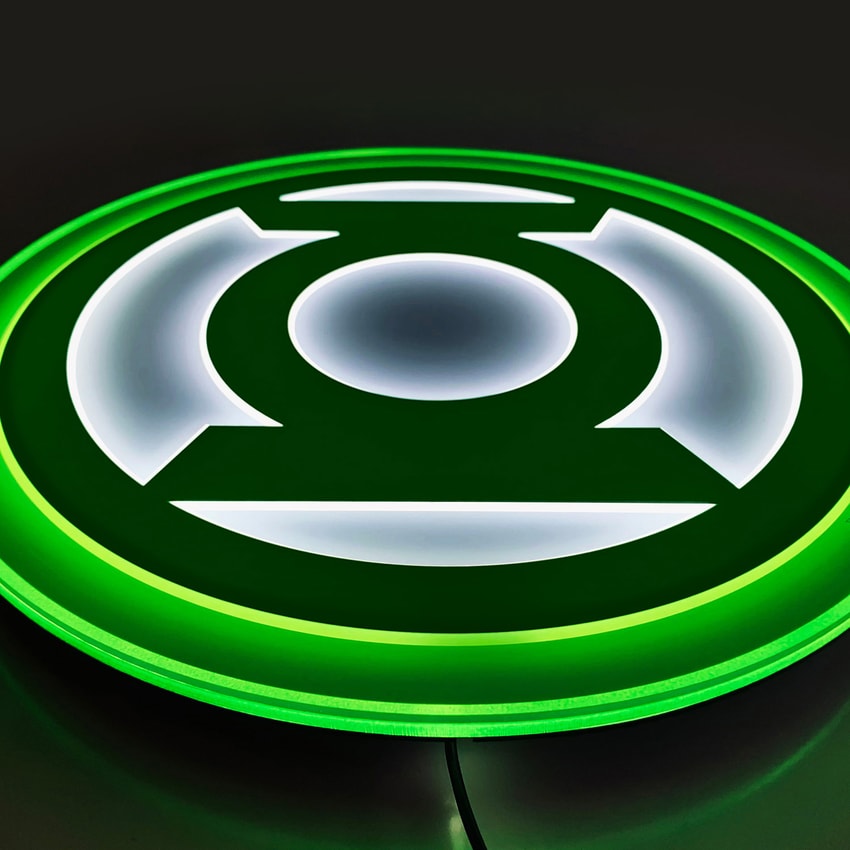 Green Lantern LED Logo Light (Large) View 4