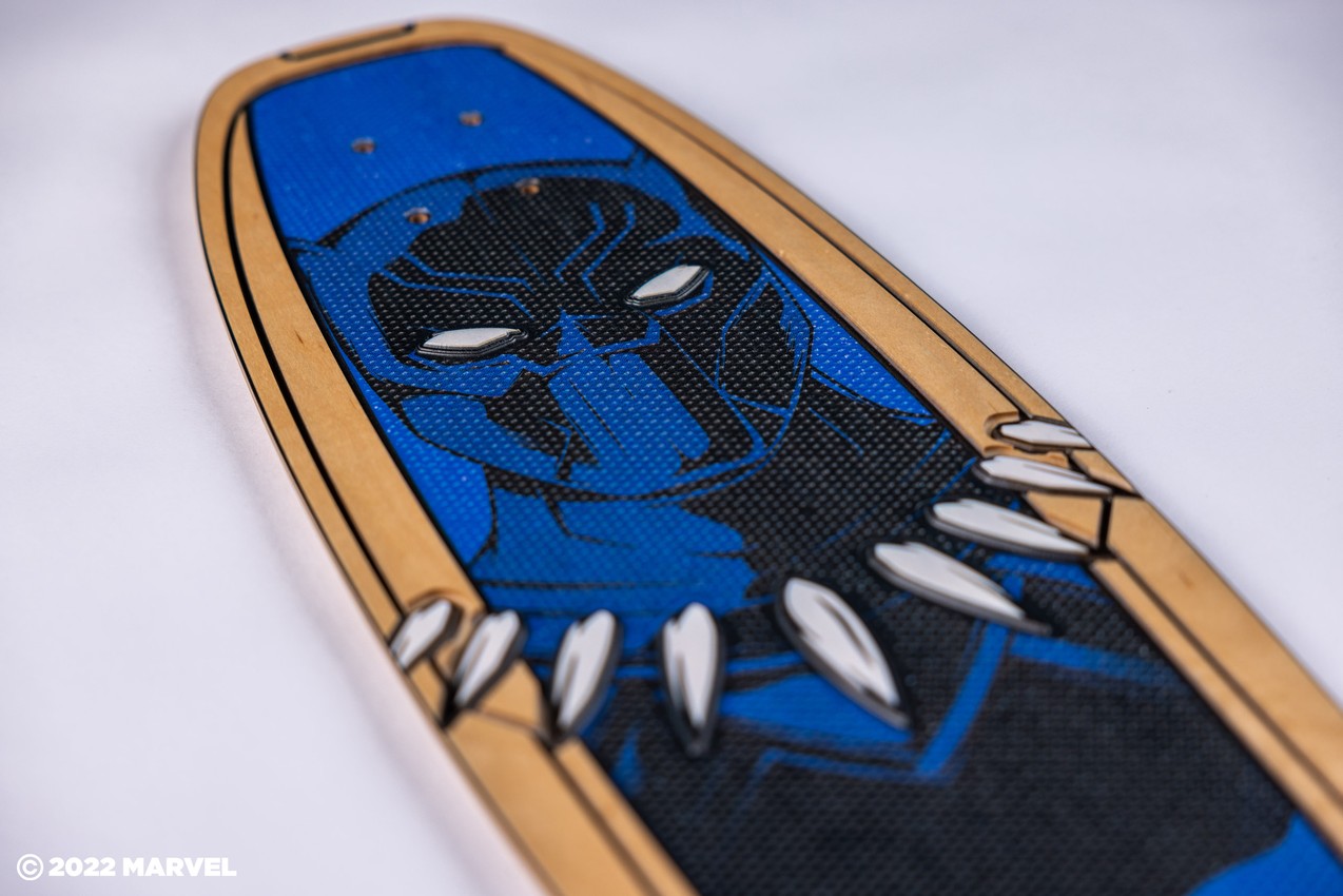 The Black Panther Skateboard Deck by Bear Walker | Sideshow