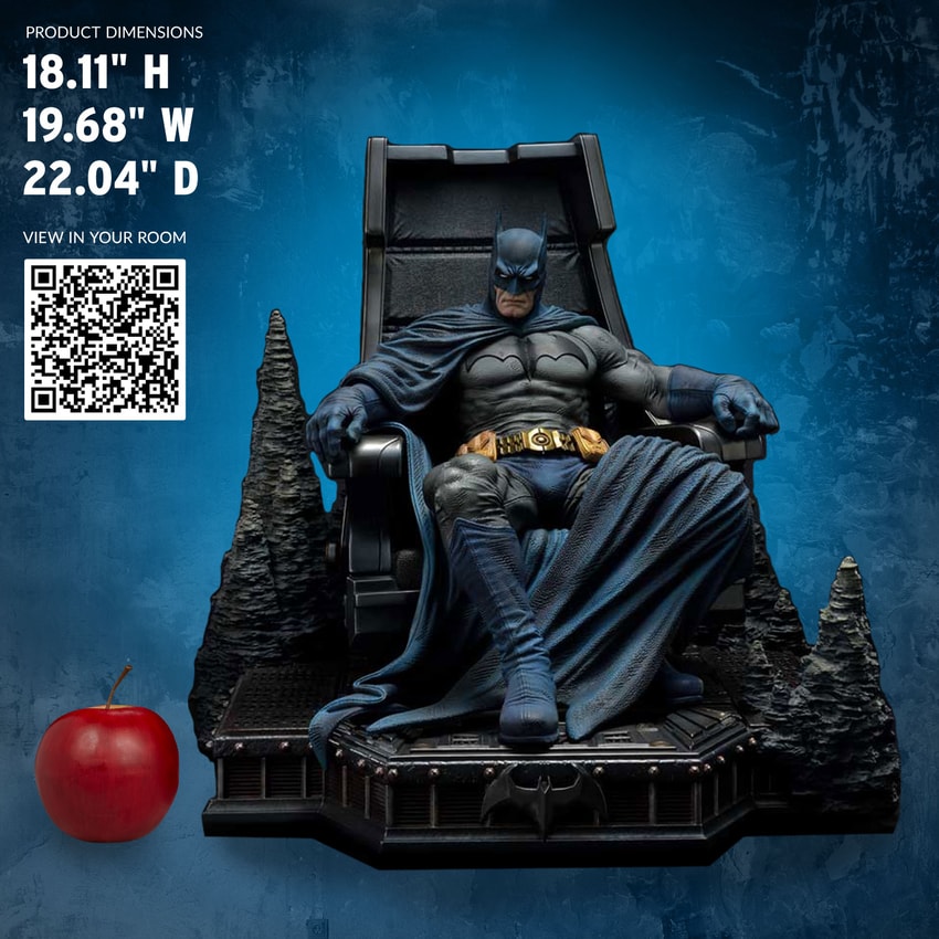 Batman Tactical Throne Economy Version Quarter Scale Statue by