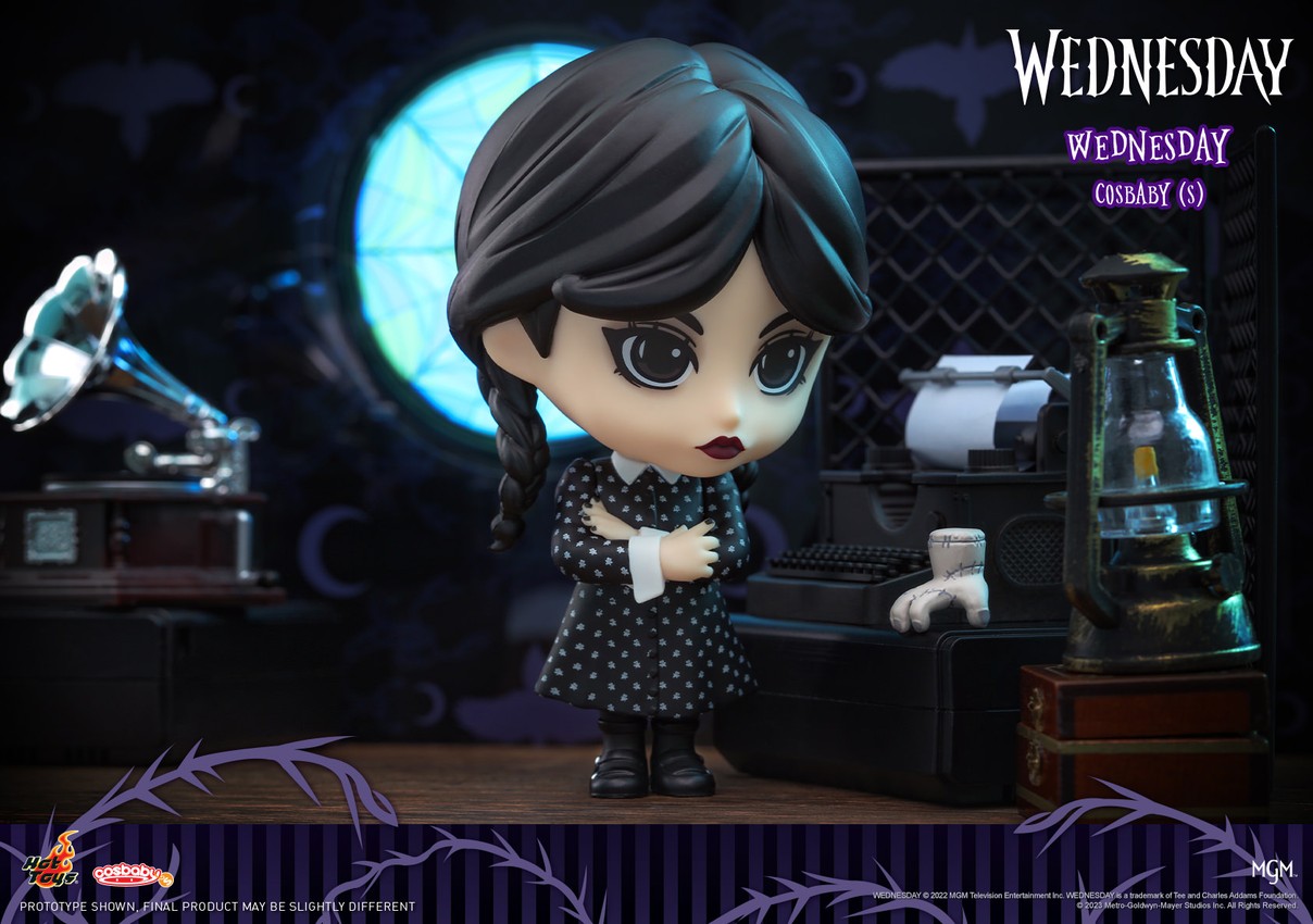 Figurine Wednesday Addams, Cosbaby (S) - Wednesday - Hot Toys