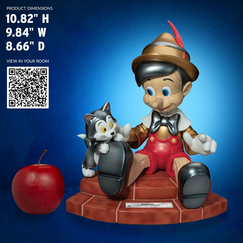 Figurine Pinocchio Wooden, Master Craft Special Edition - Disney - Beast  Kingdom