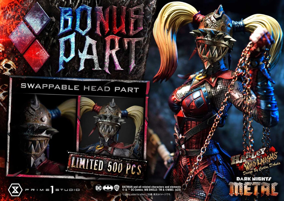 DC Comics Harley Quinn Who Laughs (Deluxe Bonus Version) 1:3 Scale Statue  View 5