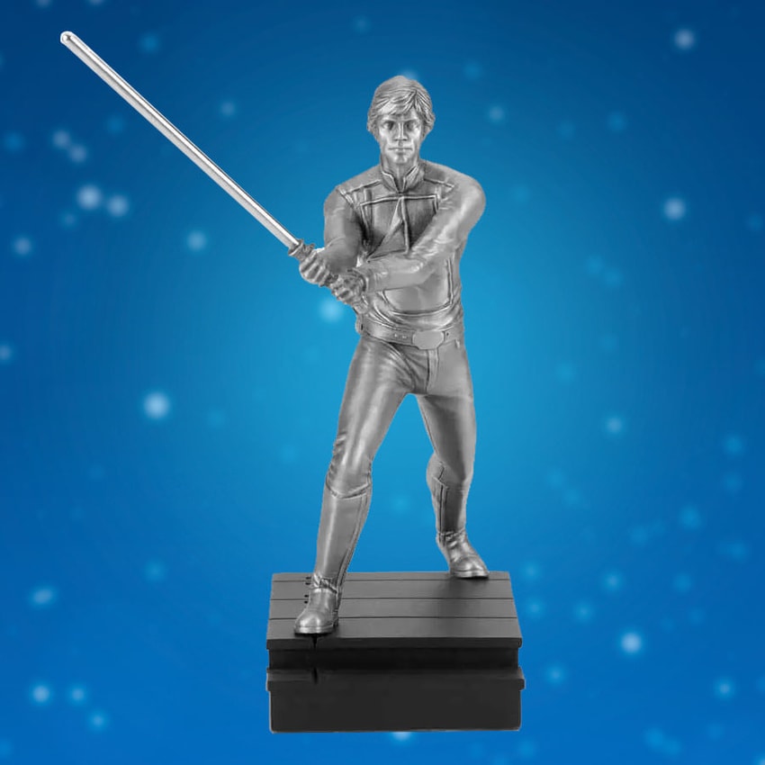 Luke Skywalker Lightsaber Duel Pewter Collectible by Royal