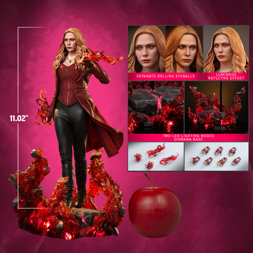 Marvel Square #8 – Scarlet Witch – STRINGS & THINGS